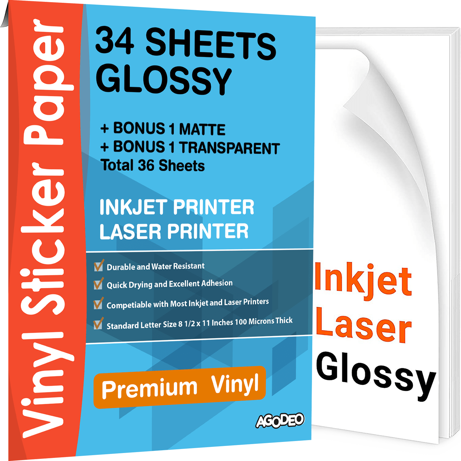 VINYL STICKER PAPER GLOSSY
