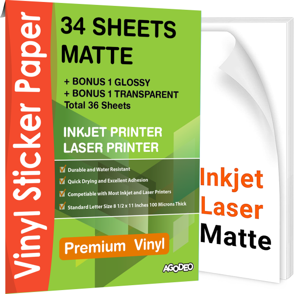 Matte Vinyl Sticker Paper