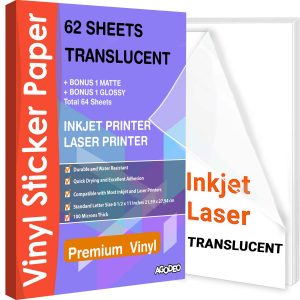 Translucent Vinyl Sticker Paper